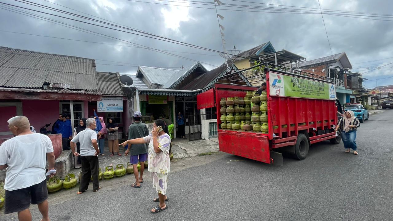 Pertamina Patra Niaga Regional Sumbagsel bersama Pemda Rejang Lebong Gelar Operasi Pasar LPG 3 Kg
