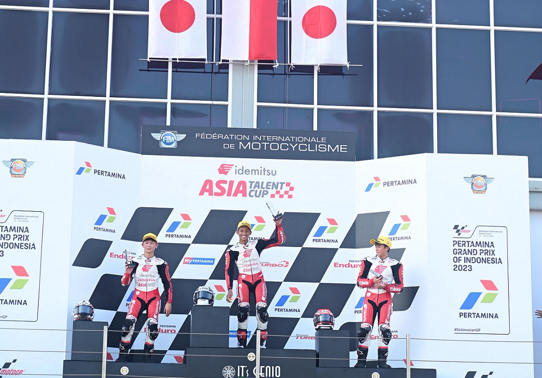 Prestasi Moncer Pebalap Astra Honda di Mandalika, Veda Raih Gelar Juara IATC