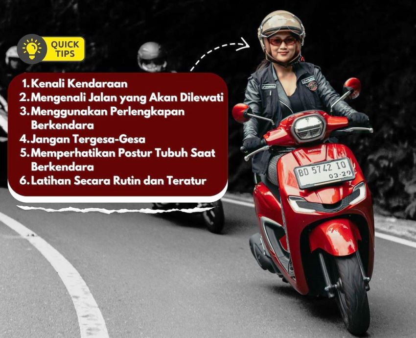 Tips Berkendara Aman dan Nyaman untuk Pengendara Motor Pemula