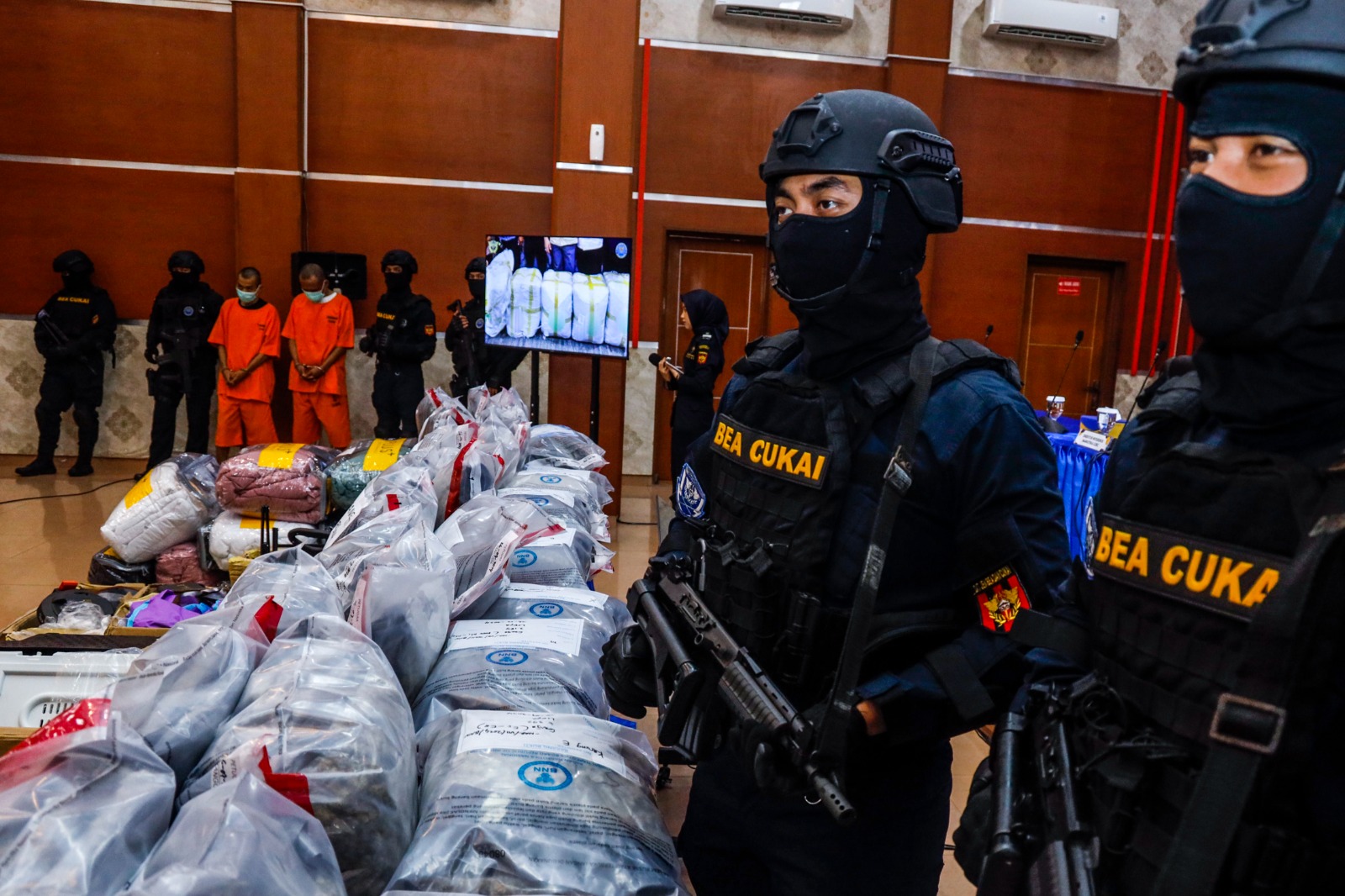 Penyelundupan Ganja Thailand Oleh Sindikat Narkotika Internasional Digagalkan BNN dan Bea Cukai 