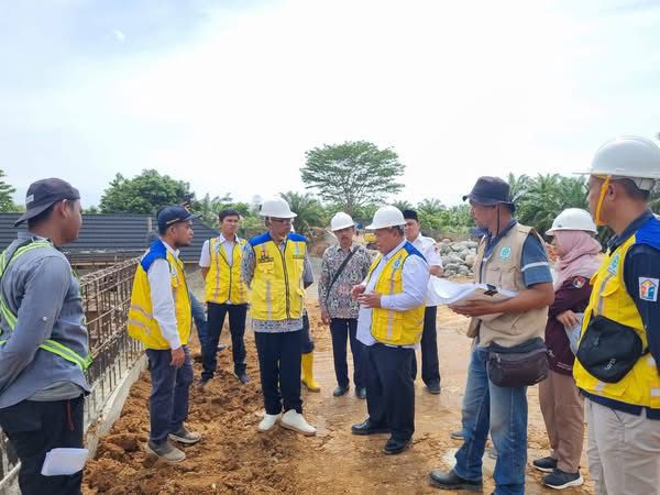 Pembangunan IPLT Mukomuko Capai 37 Persen, Direktorat Sanitasi PUPR Lakukan Monitoring