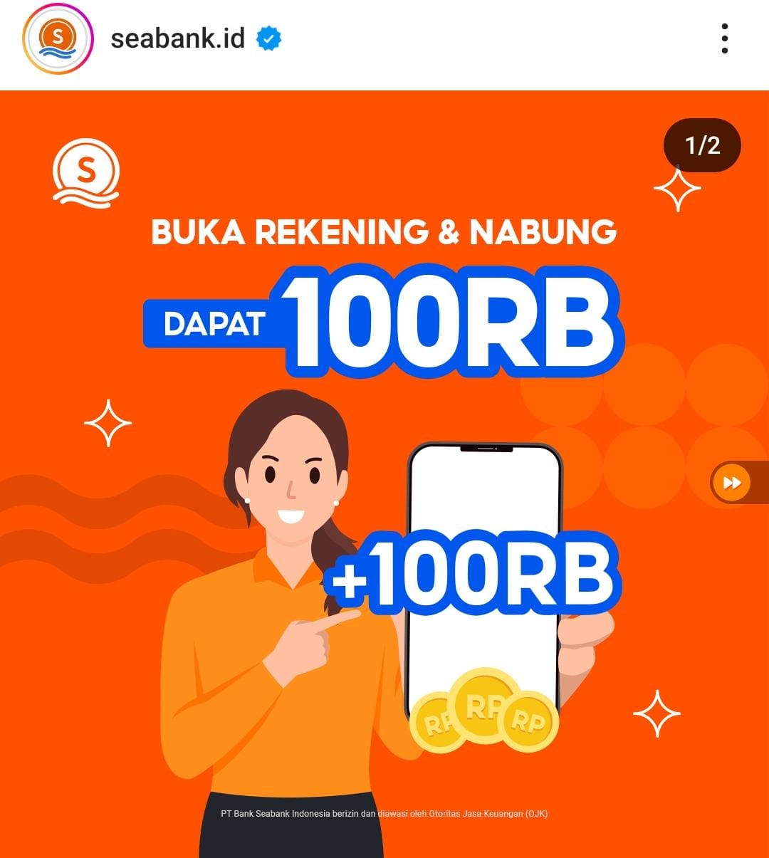 Buka Rekening SeaBank Sekarang! Dapatkan Rp100 Ribu, Dijamin Dapat Keuntungan Berbelanja di Shopee