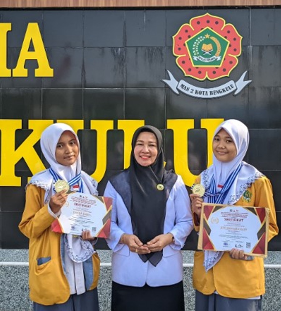 Keren! Dua Siswi MAN 2 Kota Bengkulu Sabet Lima Medali, Ajang Olimpiade Nusantara Islamic 2023