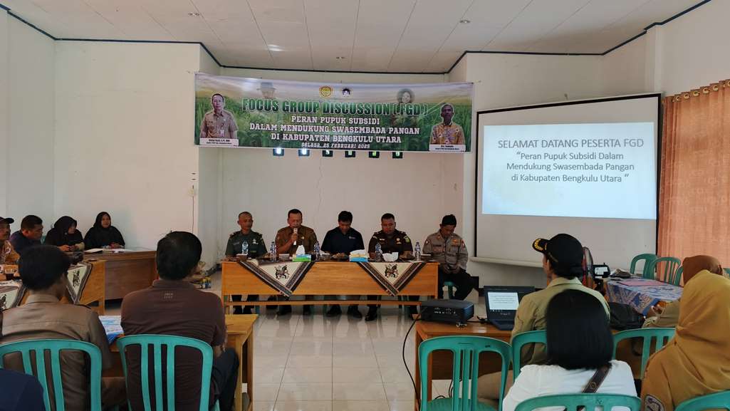 Masih Kurang 1.701 Ton, Dinas TPHP Bengkulu Utara Ajukan Tambahan Kuota Pupuk Subsidi ke Kementerian Pertanian