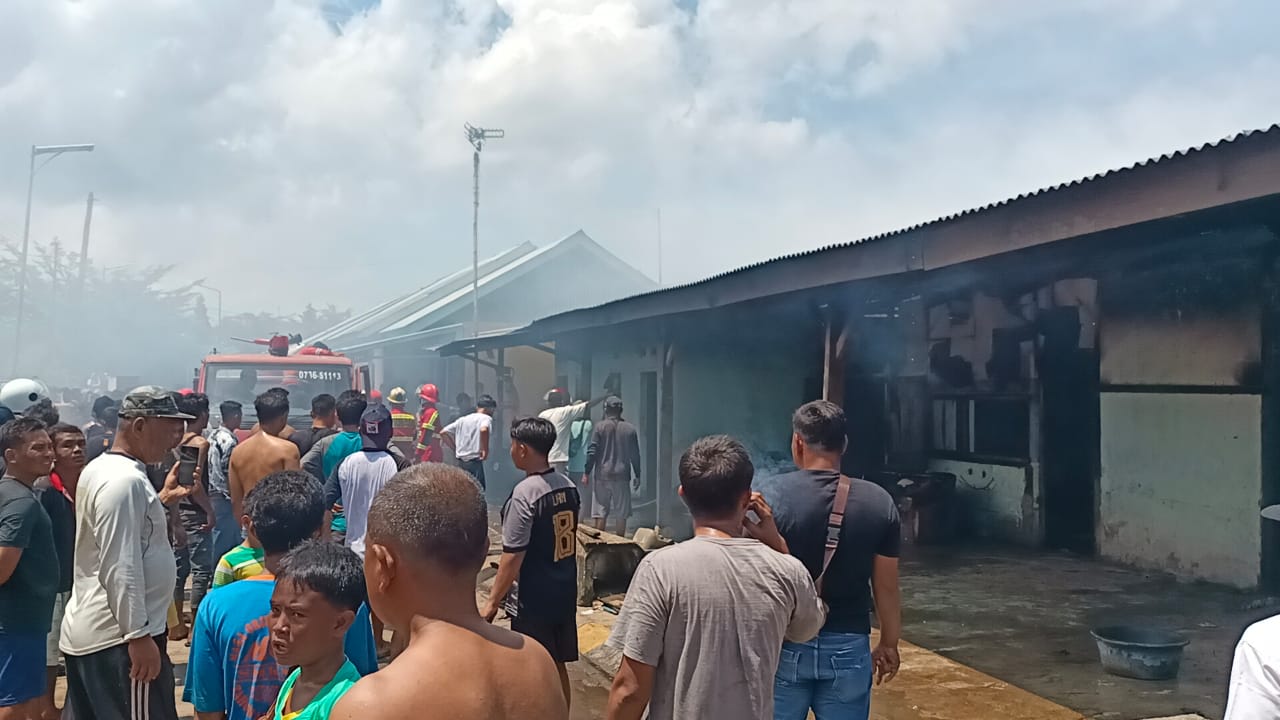 Kebakaran Hanguskan Gudang Ikan dan Bedengan 2 Pintu di Bengkulu, Begini Kronologisnya