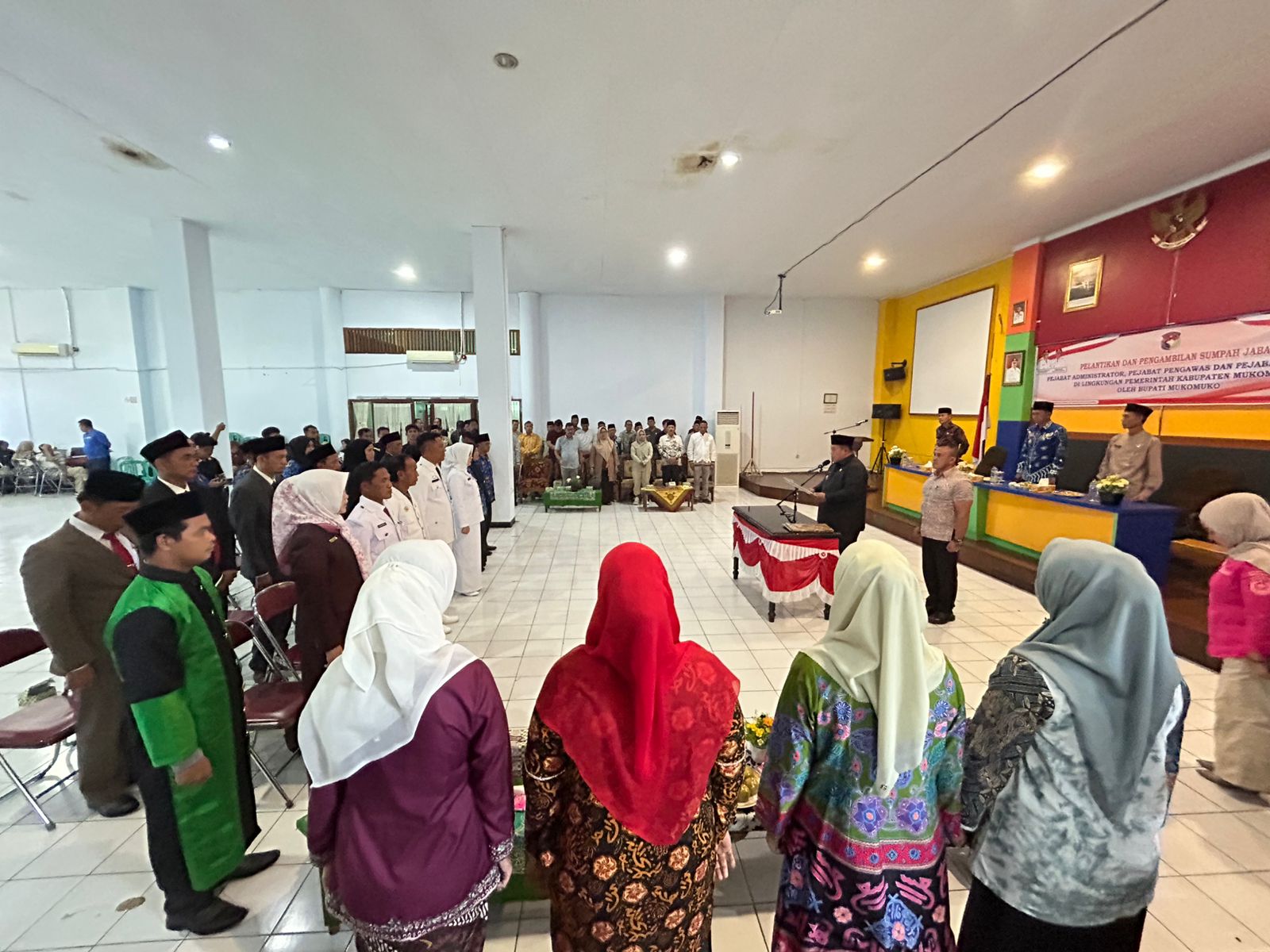 Bupati Choirul Huda Lantik 18 Pejabat Baru Pemkab Mukomuko, Ini Daftar Lengkapnya