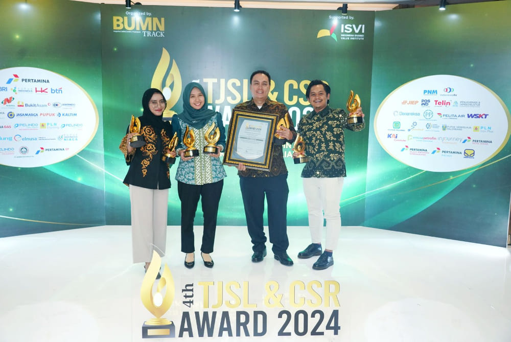 Pertamina Sumbagsel Raih Penghargaan di CSR & TJSL Award 2024 Berkat Pemberdayaan dan Solusi Inovatif