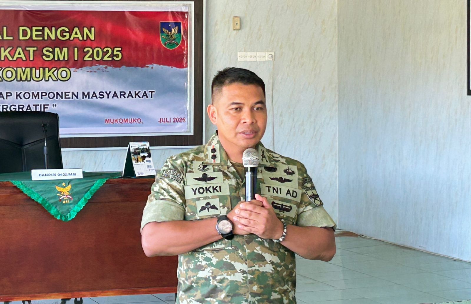 Dandim 0428 Pastikan Lahan KDKMP di Mukomuko Clear and Clean, Target Rampung 2026