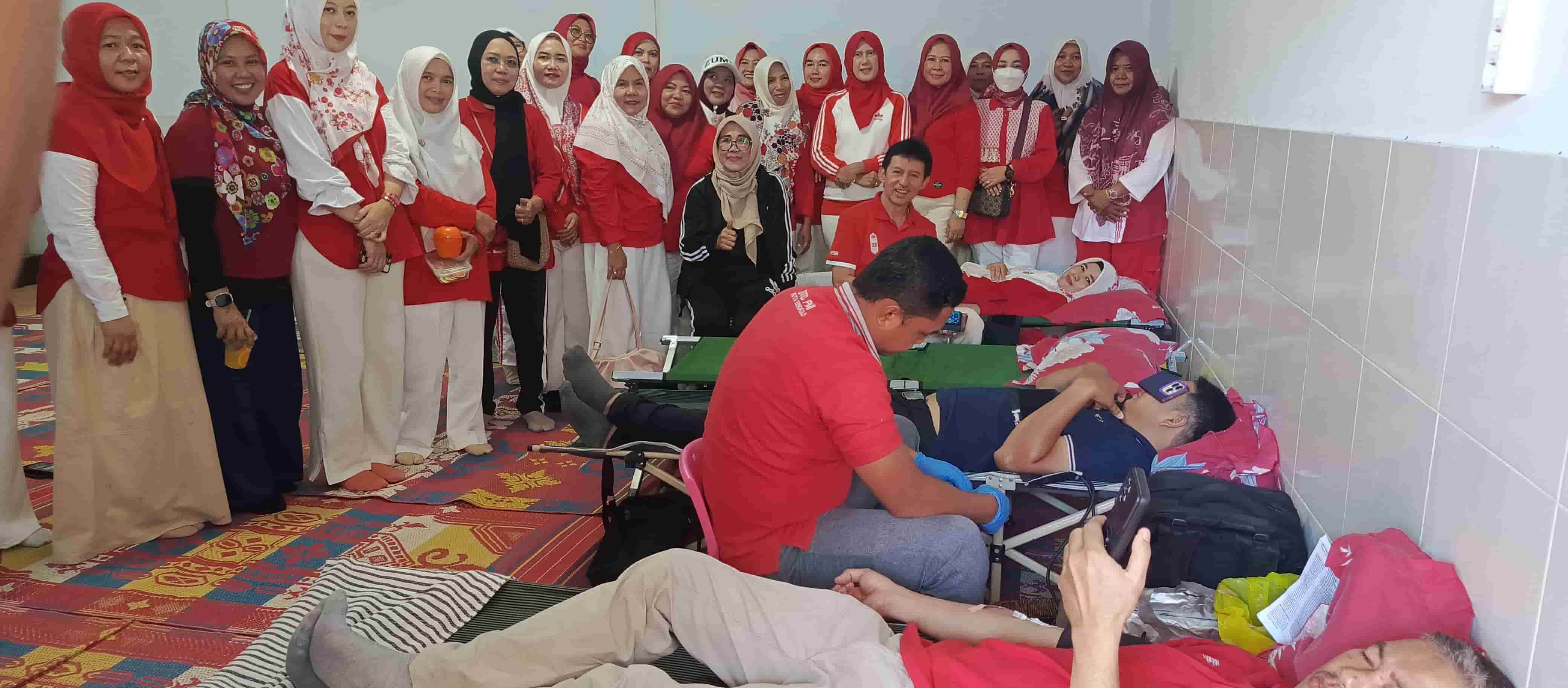 PMI Jemput Bola, Inspektorat Bengkulu Jadi Tuan Rumah Donor Darah