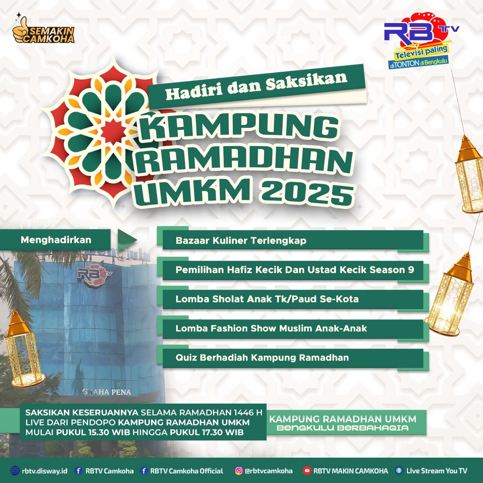 Spektakuler! Kampung Ramadhan RBTV 2025 Hadir dengan Lomba Seru, Hiburan Meriah dan Bazar Terlengkap