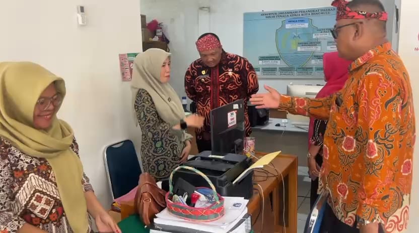 Wakil Wali Kota Pimpin Sidak, Tidak Ada Pegawai Mangkir di Empat OPD