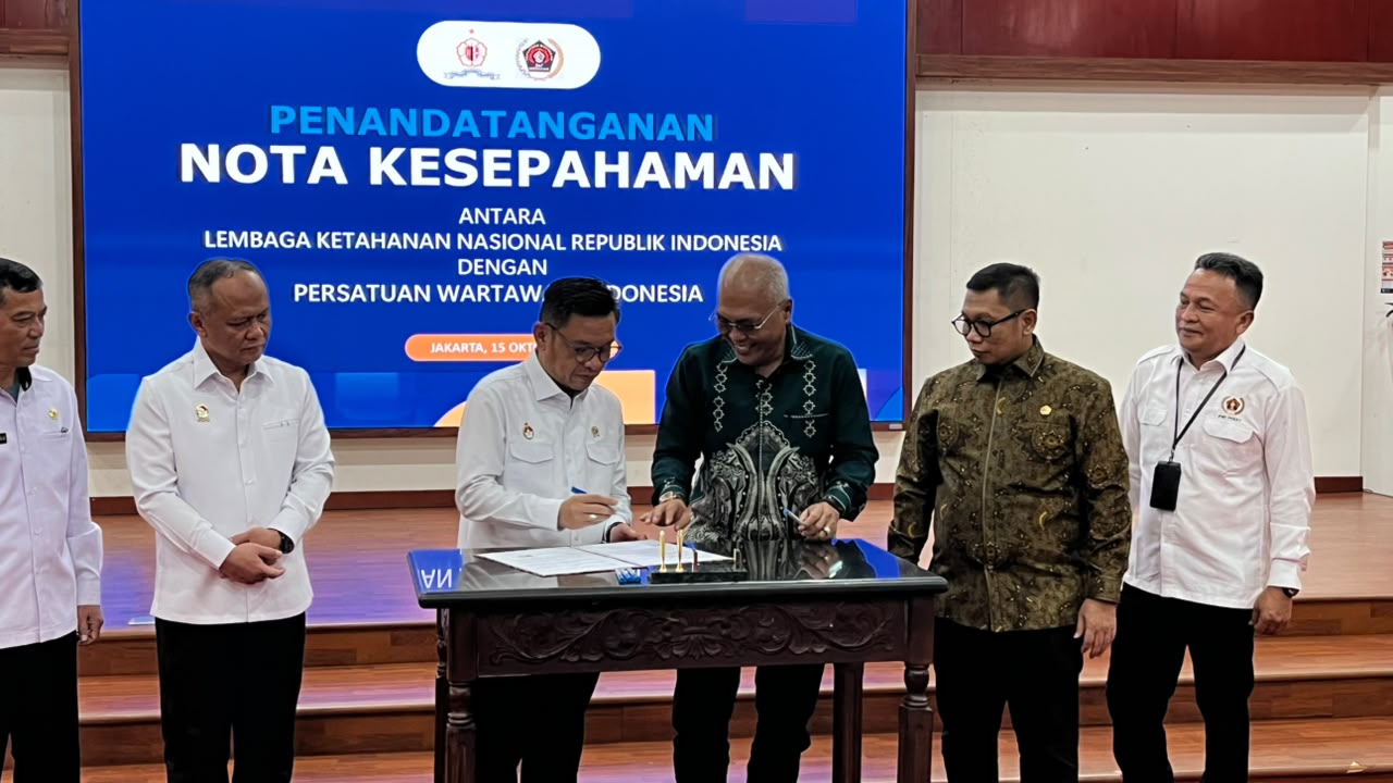 PWI dan Lemhannas Perkuat Kerja Sama, Wartawan Disiapkan Hadapi Perang Kognitif di Era AI