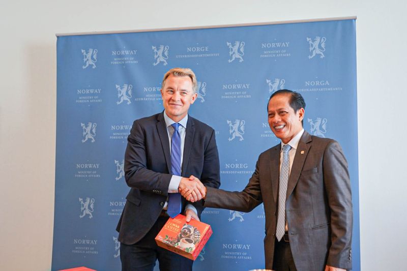 RI dan Norwegia Sepakat Perkuat Kerja Sama Lingkungan, Fokus pada Penanganan Perubahan Iklim dan Ekonomi Karbo