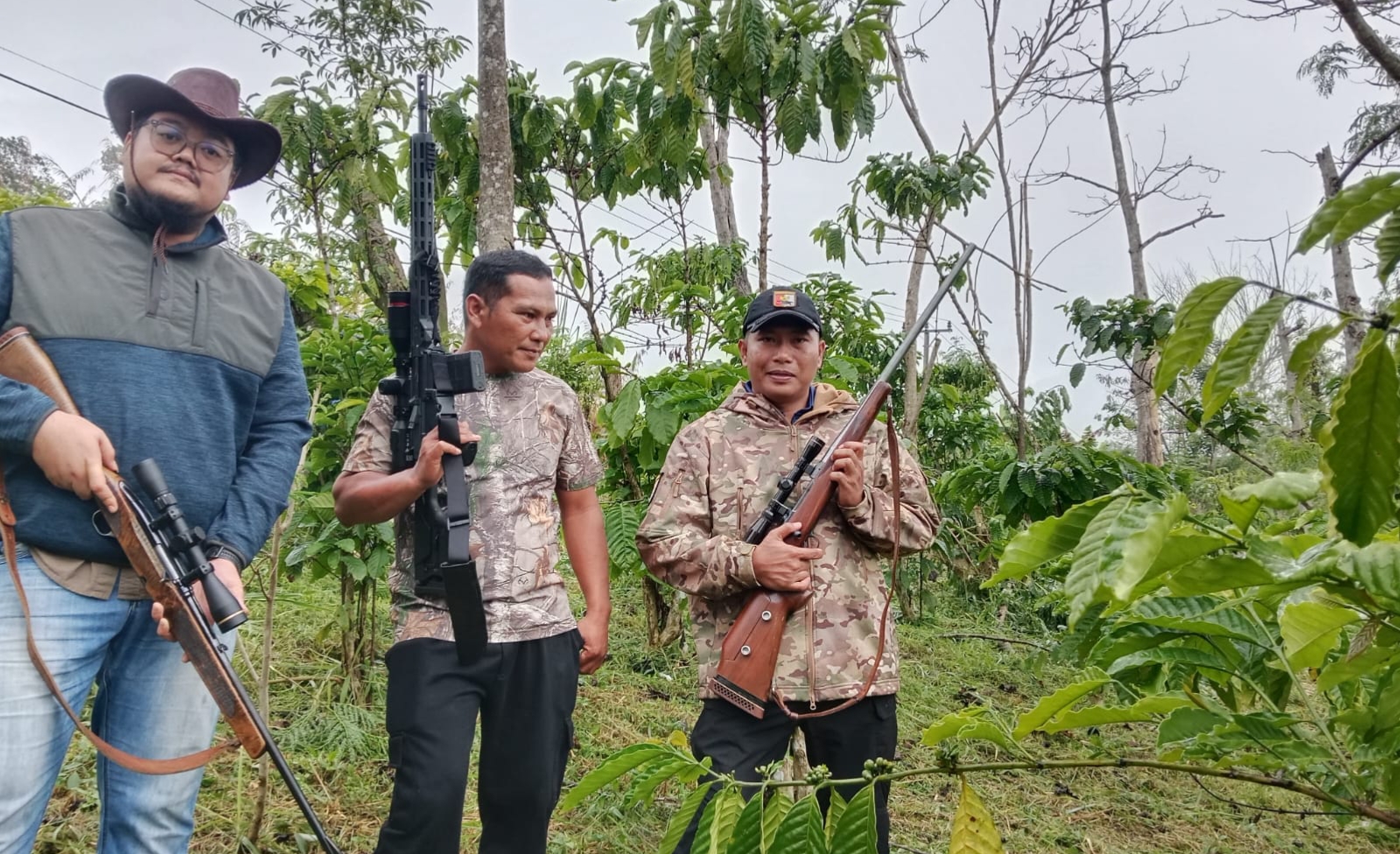 Perbakin Bengkulu ke Kepahiang, Semangati Atlet dan Kontribusi ke Petani Lewat Berburu Hama Babi