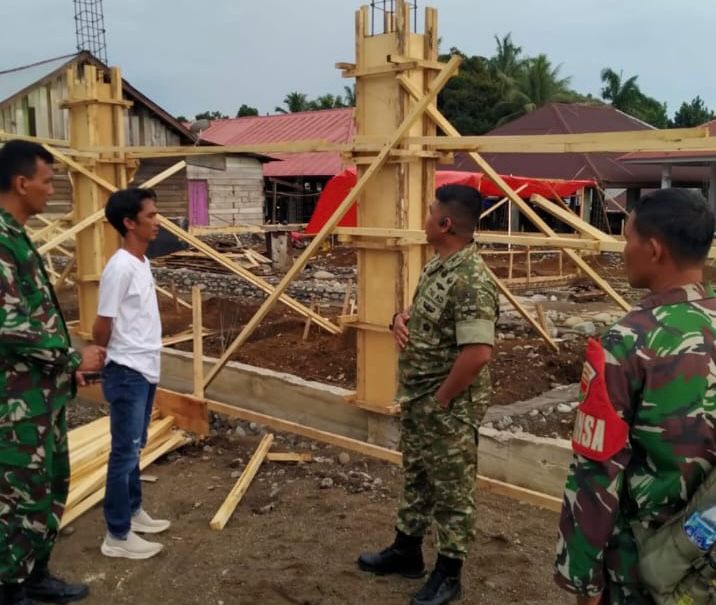 Dandim 0428 Mukomuko Tinjau Pembangunan Gerai KDKMP, Target 40 Persen Akhir 2025