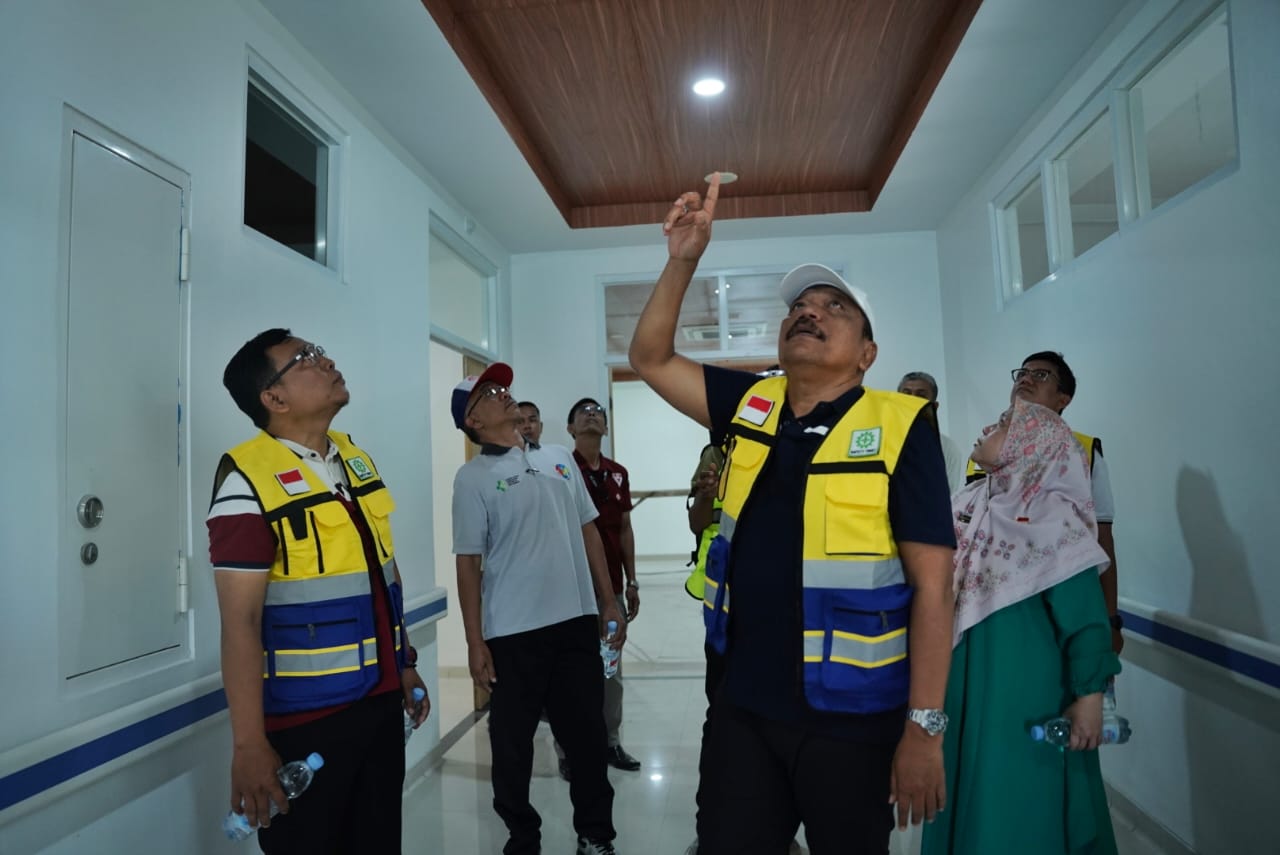 Wagub Mian Tinjau Rehabilitasi RSUD M. Yunus, Tiga Ruangan Capai Progres 50 Persen Lebih