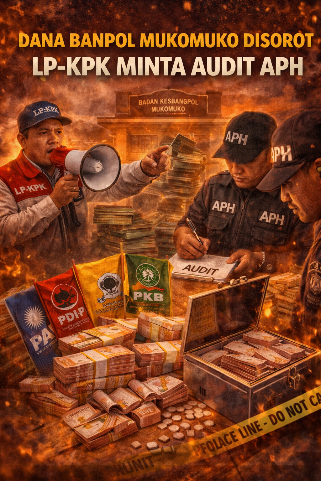 Dana Banpol Mukomuko Disorot, LP-KPK Minta Audit APH