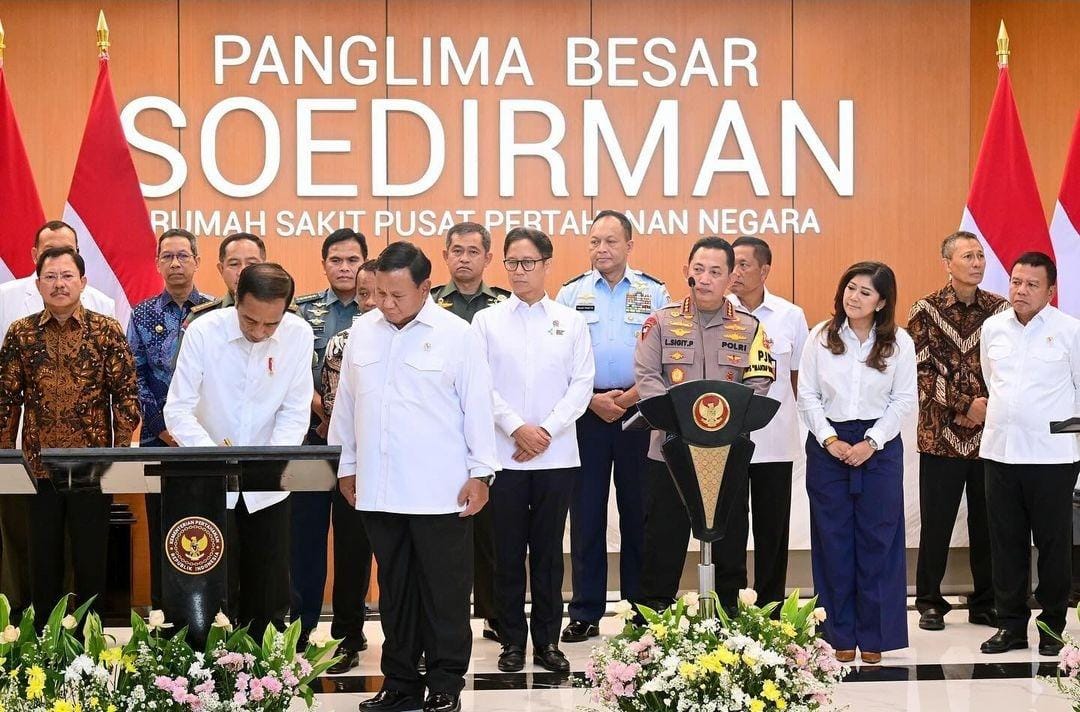 Presiden Joko Widodo Resmikan RSPPN Didampingi Menteri Pertahanan