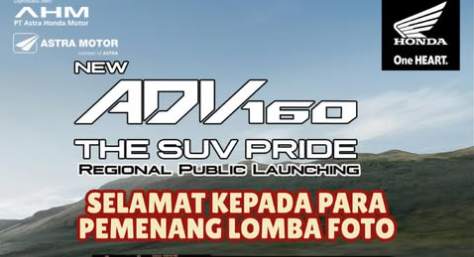 Honda Bengkulu Umumkan Pemenang Lomba Foto “Pride Moment New ADV160”, Ini Daftarnya!