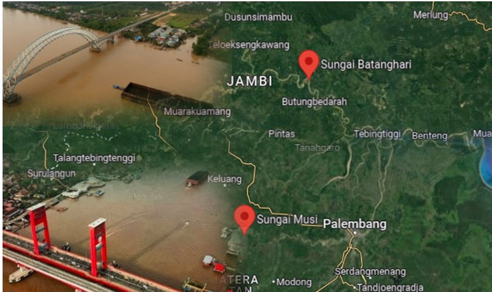 5 Sungai Terpanjang di Sumatera, Ada Sungai Batang Hari dan Sungai Musi di Palembang 