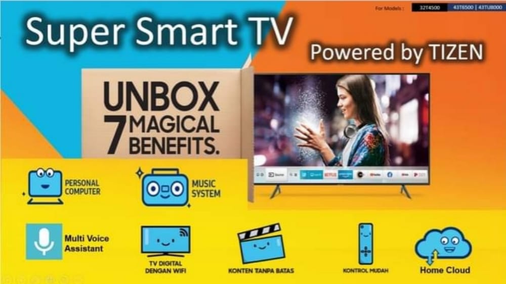 Selain untuk Hiburan, Samsung Super Smart TV+ juga Bisa untuk Pekerjaan, Berikut Keunggulannya