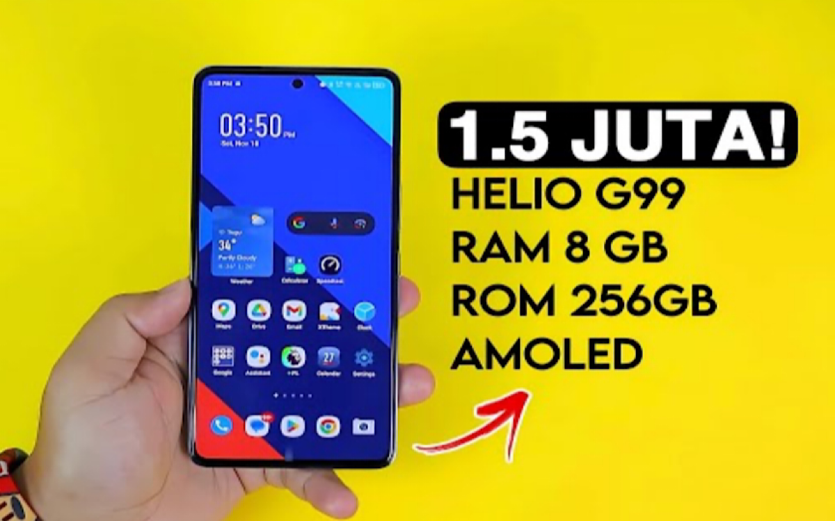 Cocok untuk Gaming, Kualitas Dewa! Ini HP Harga 1 jutaan Ram 8/256 Gb