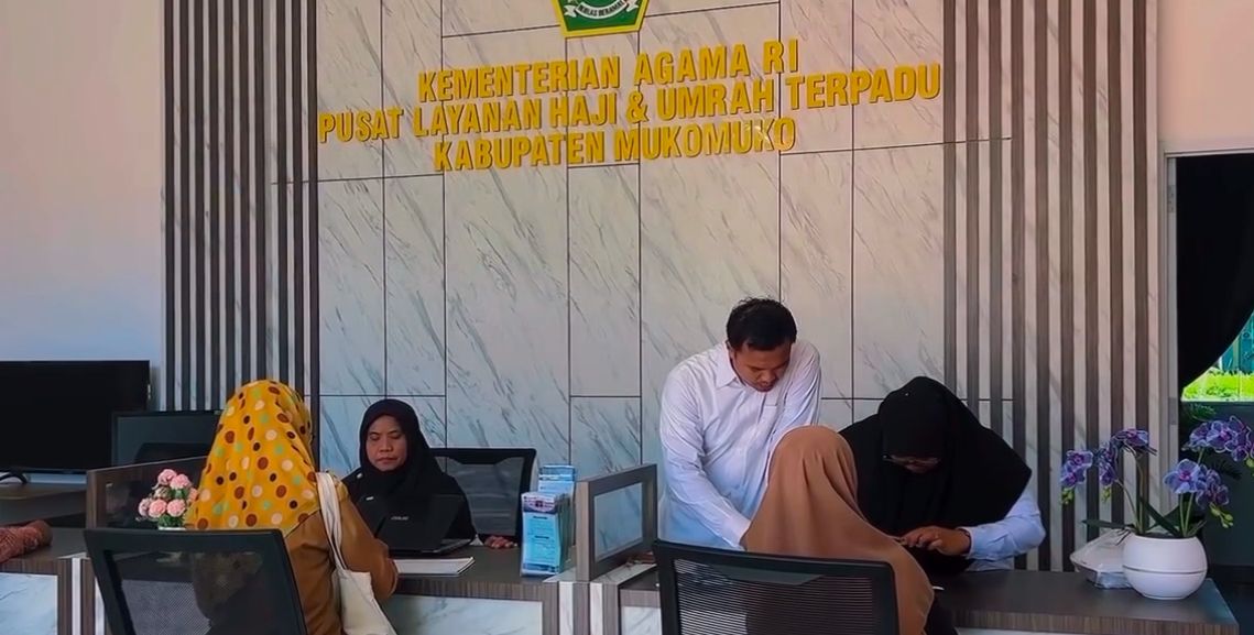 Kemenag Mukomuko Mulai Perekaman Biometrik Calon Jemaah Haji 2026
