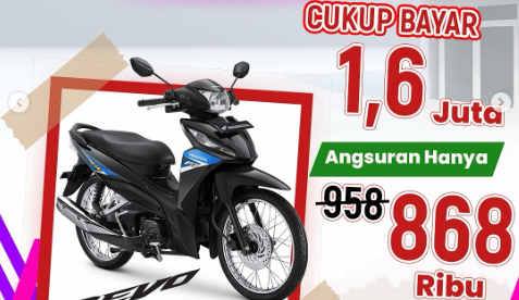 Promo Kesamber Honda September, Cicilan Honda Revo Mulai Rp868 Ribu di Bengkulu