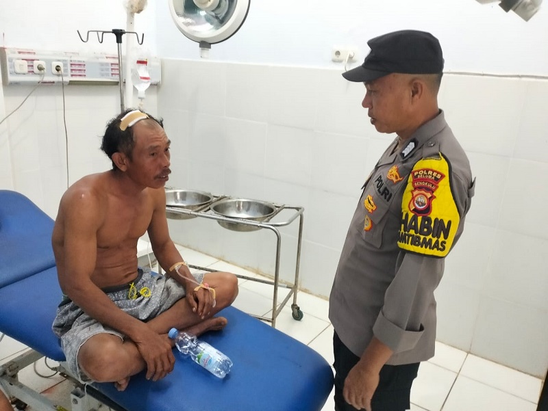 Teguran Berujung Parang, Pria di Seluma Luka Parah Dibacok Kakak Ipar