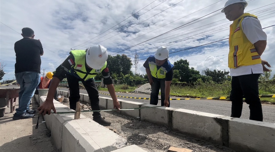 Solusi Rawan Laka, Median Jalan 2,9 KM Dibangun di Jalur Bandara–Betungan