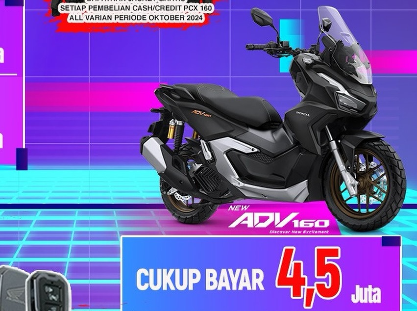 Nikmati Keunggulan Baru dengan Promo Menarik Honda New ADV 160 dari Astra Motor Bengkulu!