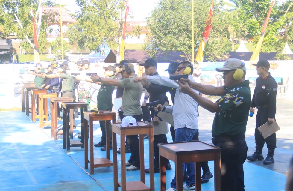 Hari Bhayangkara ke-79, 250 Peserta Ramaikan Kejuaraan Menembak Polda Bengkulu