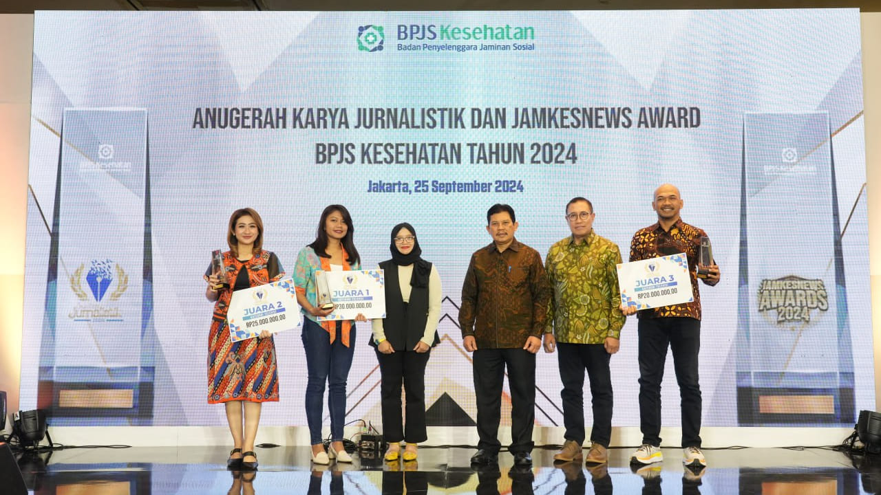 Selamat! Jurnalis Sumatera Ekspress Raih Juara 1 Lomba Karya Jurnalistik Tahun 2024 BPJS Kesehatan