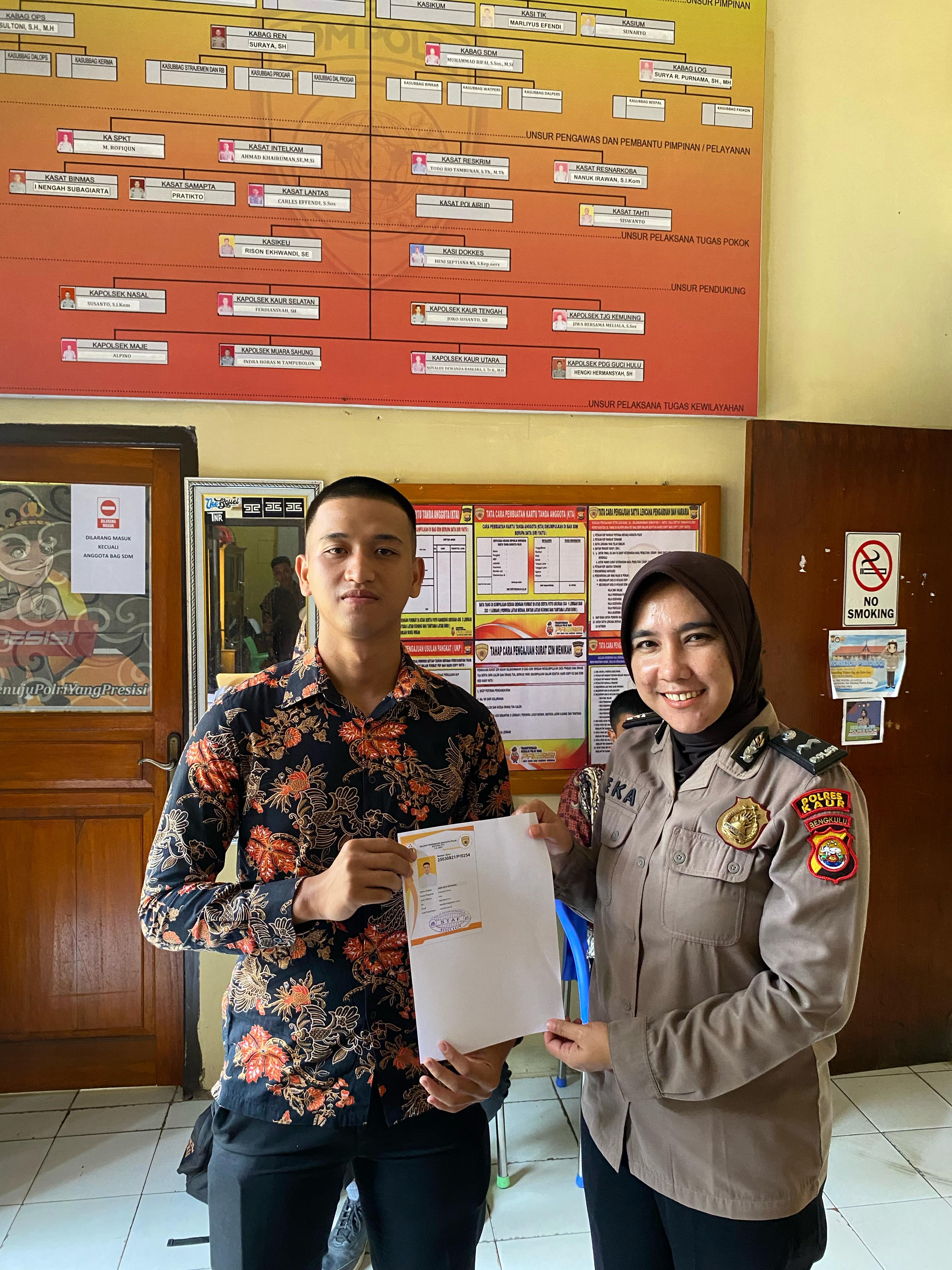 Pendaftaran Polri di Kaur Masih Sepi, Polisi Ajak Warga Segera Mendaftar