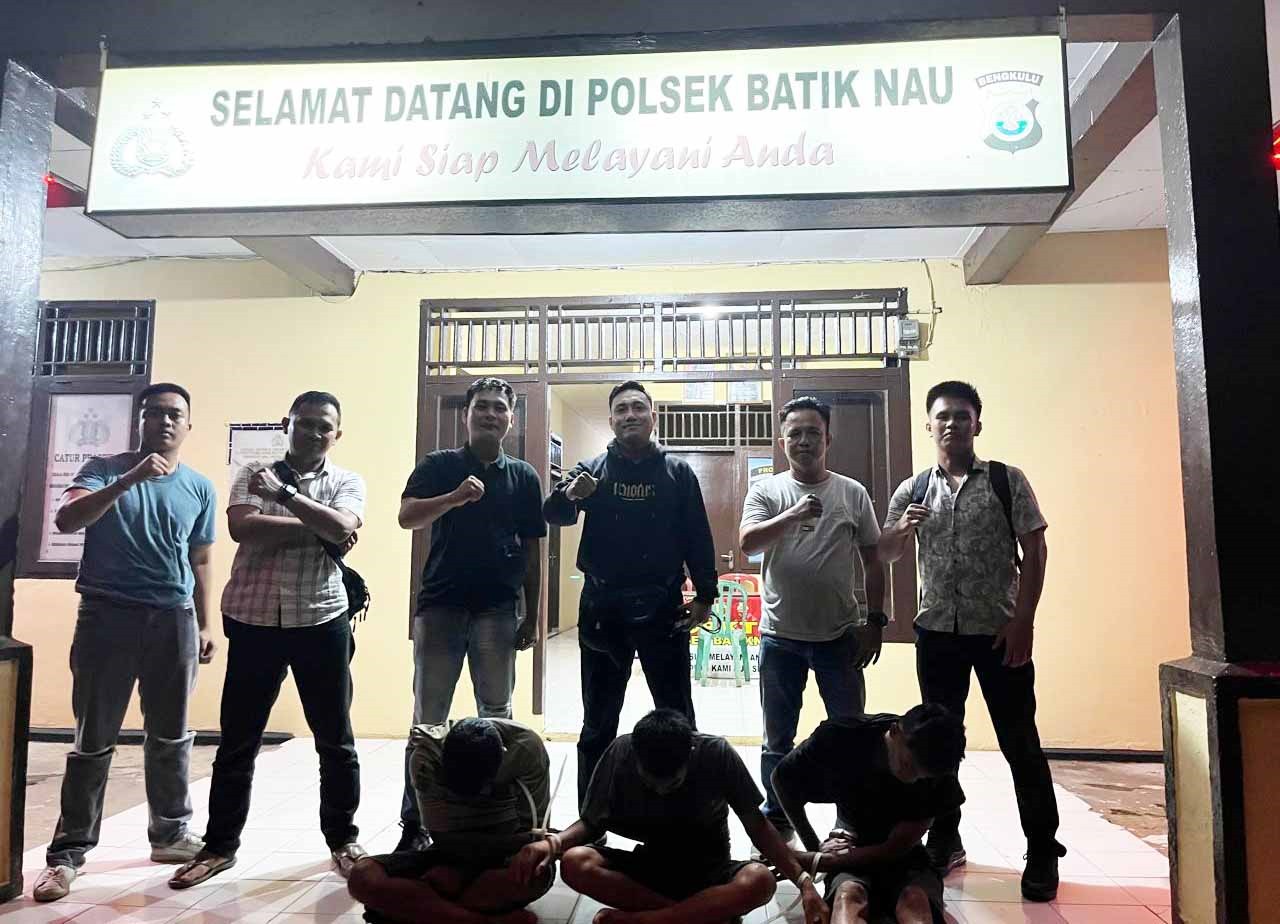 3 Bandit Curanmor di Bengkulu Utara Ditangkap Polisi, Begini Cara Mereka Beraksi