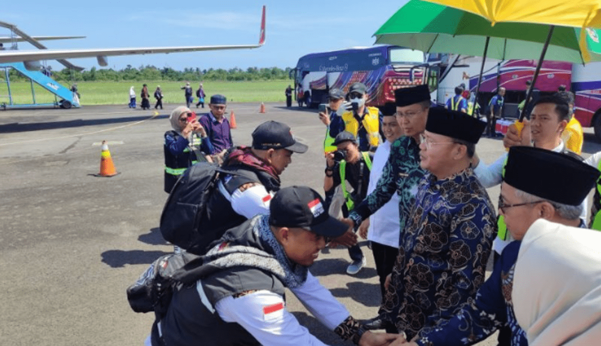 Alhamdulillah! 390 Haji Kloter Pertama Tiba di Bengkulu dengan Selamat