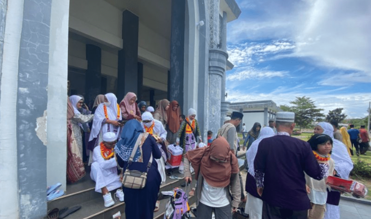 172 Haji Tiba di Kabupaten Mukomuko Bengkulu dengan Selamat, 8 Orang Mengalami Kendala 