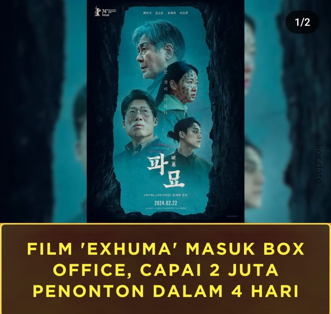 Rajai Box Office Korea Selatan, Film 'Exhuma' Tembus 2 Juta Penonton dalam 4 Hari Rilis