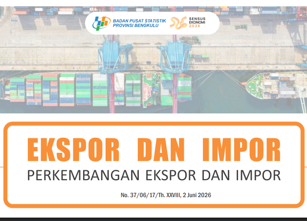Ekspor Bengkulu Melonjak 119 Persen pada April 2026, Pakistan Jadi Pasar Terbesar