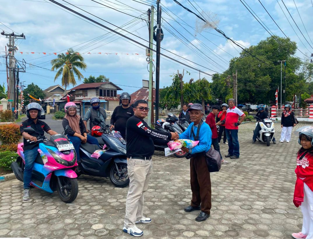 Convoy Merdeka 2025, Astra Motor Bengkulu Ajak Komunitas Honda PCX Kenang Pahlawan dan Tebar Kepedulian