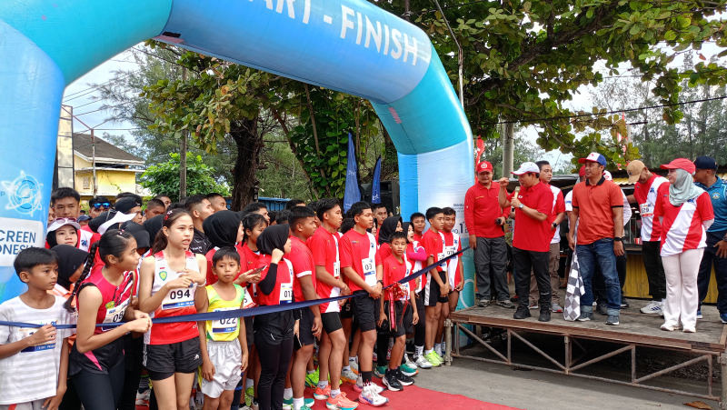 RB Run 5K Warnai HUT Ke-24 Rakyat Bengkulu, Ratusan Peserta Tumpah Ruah di Sport Center