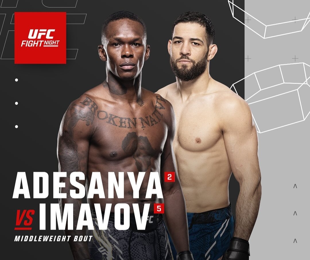 UFC Fight Night Riyadh Pertemukan Israel Adesanya vs Nassourdine Imavov, Pertarungan Panas di Arab Saudi