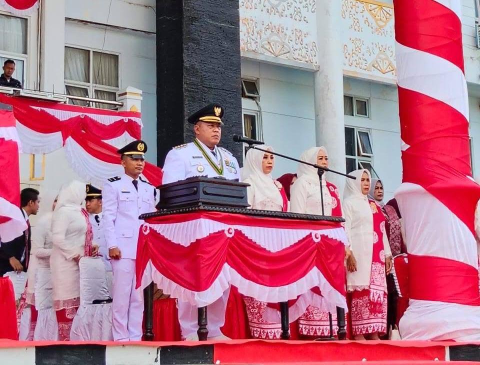 HUT ke-80 RI, Bupati Mukomuko Choirul Huda Ajak Warga Bersatu Bangun Daerah