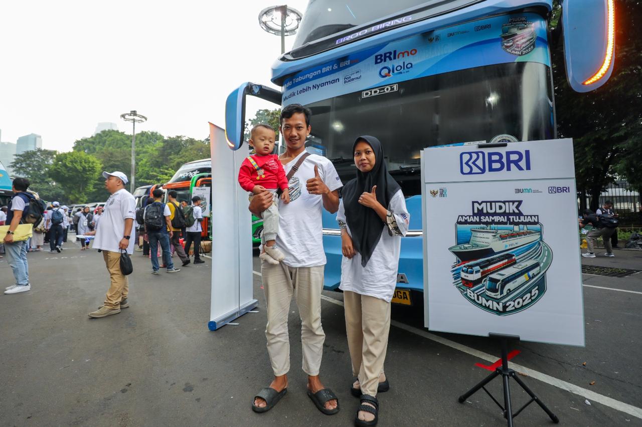 Mudik Bersama BUMN 2025, BRI Group Berangkatkan 8.482 Pemudik Secara Gratis