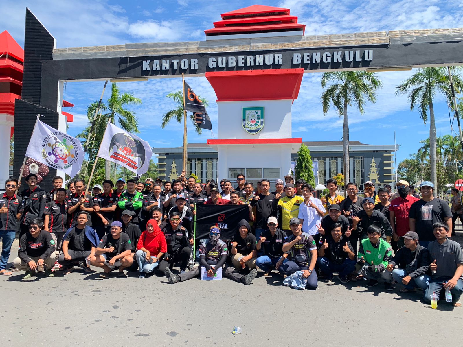 Ojol dan Taksi Online Bengkulu Turun ke Jalan, Ini Tuntutan Mereka