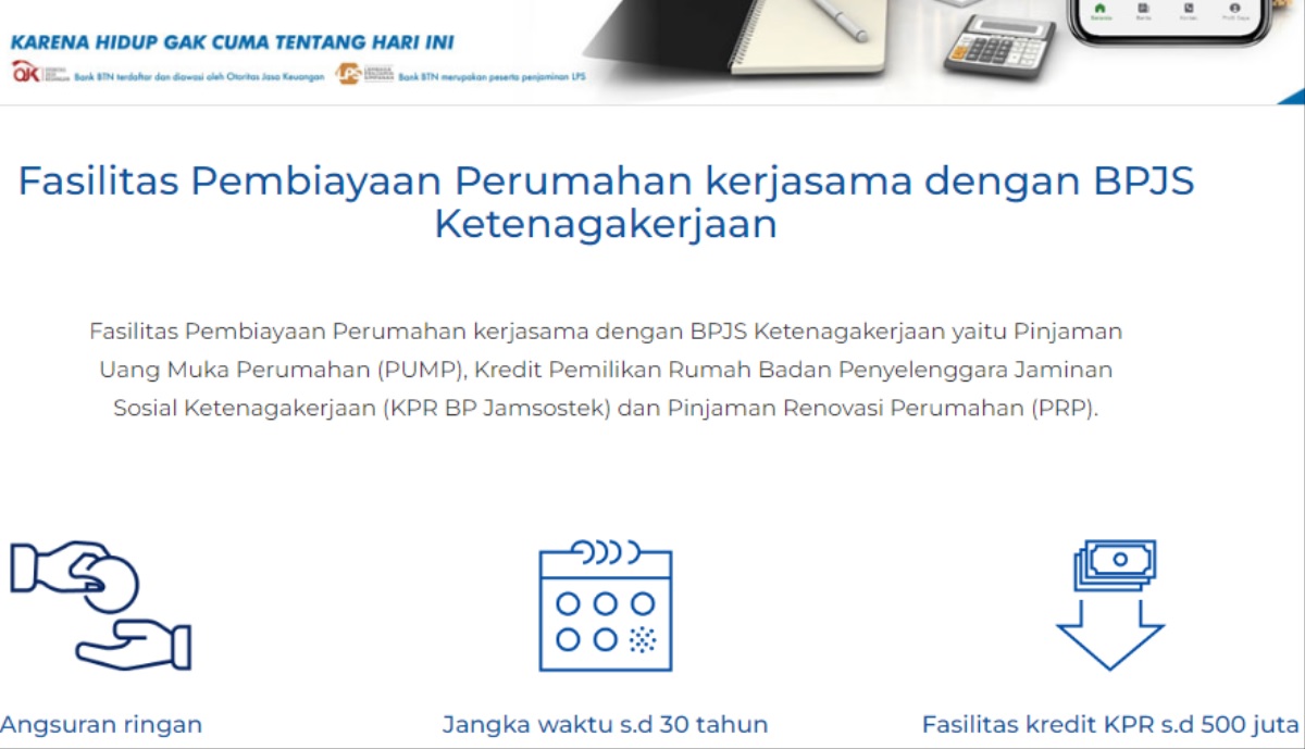 Murah! KPR BPJS Ketenagakerjaan: Pinjam Rp500 juta, Angsuran Hanya 3.966.100 per Bulan