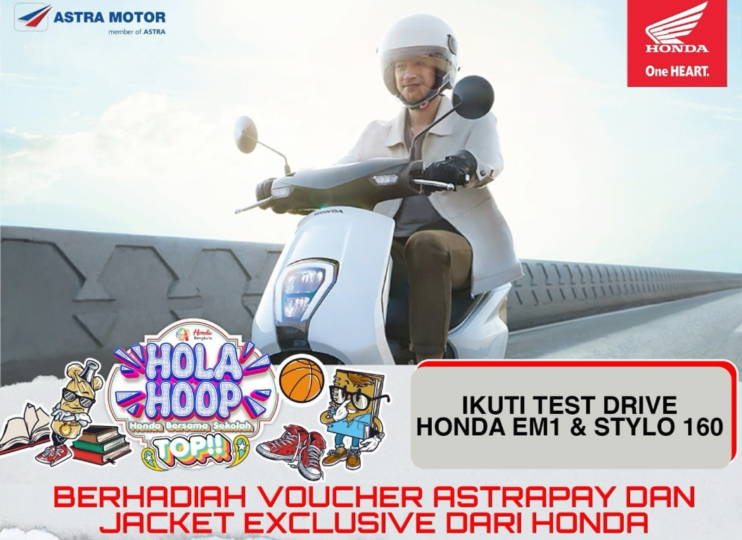 Astra Motor Bengkulu Gelar Event Holahoop, Ramaikan: Ada Test Drive Berhadiah Menarik