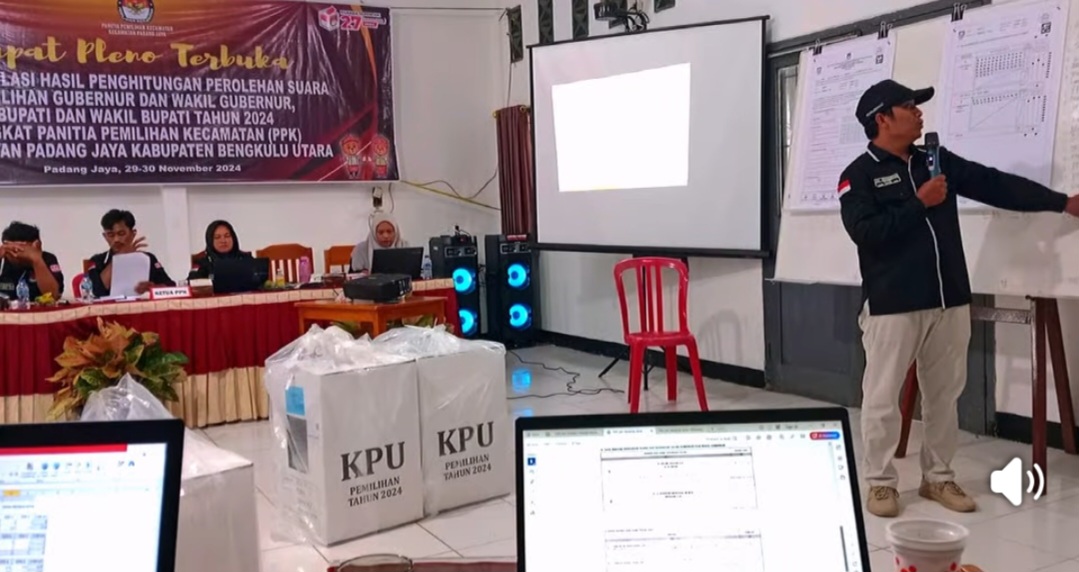 KPU Bengkulu Utara Sukses Tuntaskan Rekapitulasi Kecamatan, Siap Gelar Pleno Tingkat Kabupaten