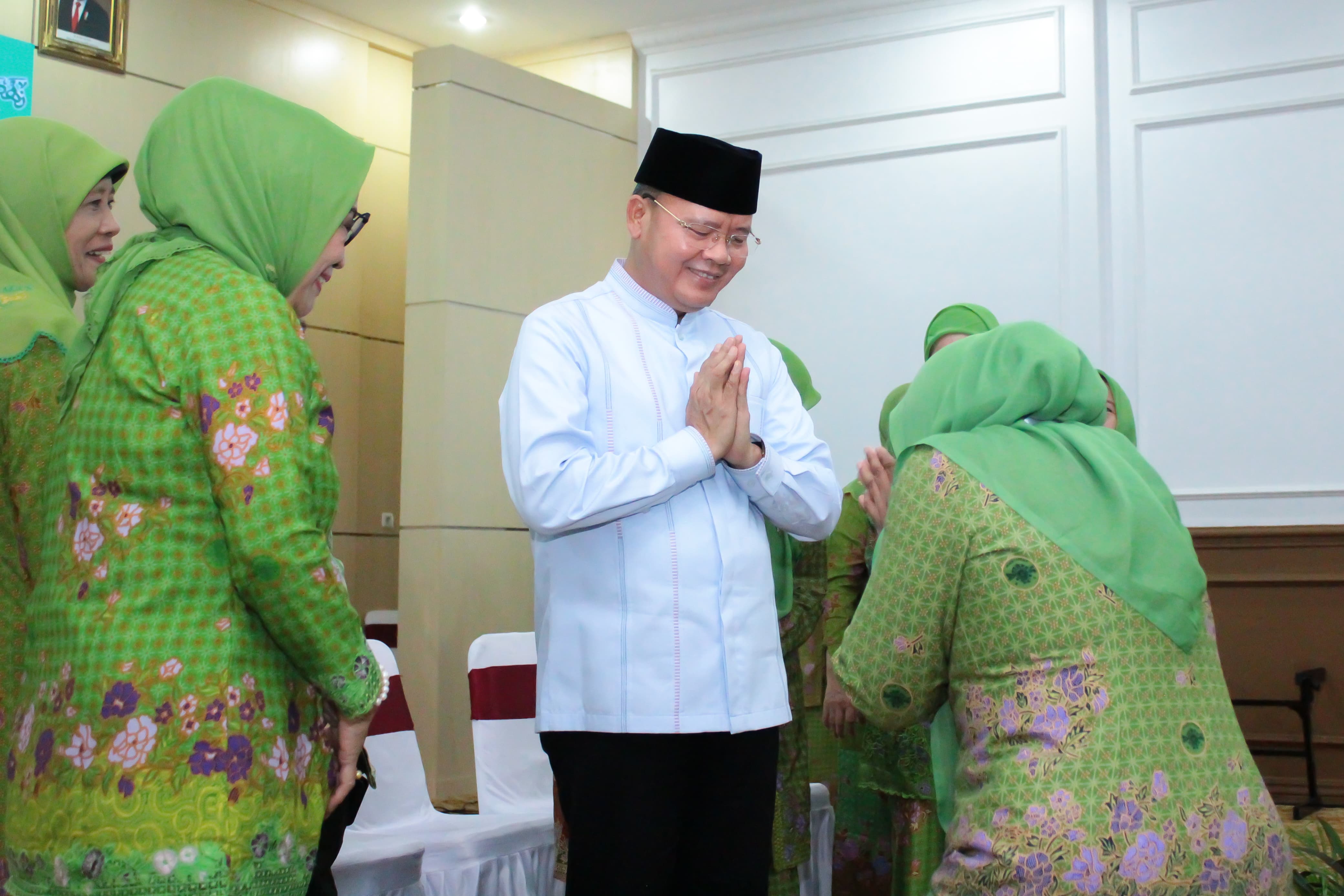 Gubernur Rohidin Ajak Pengurus Wilayah Muslimat Nahdlatul Ulama Sinergi Bangun Bengkulu 