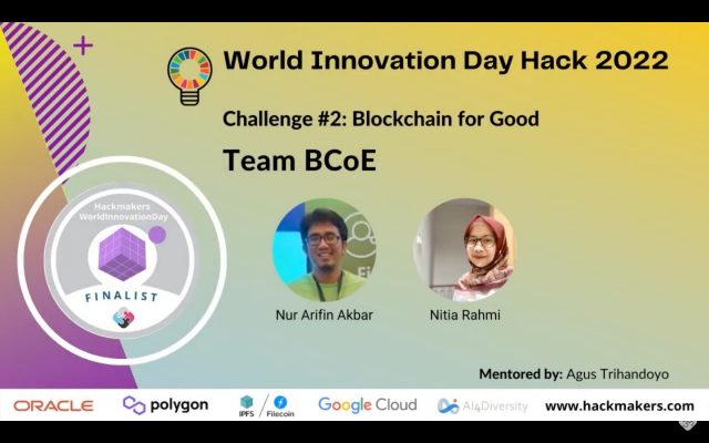 Digital Talent BRI Torehkan Prestasi di Ajang UN World Innovation Day Hack 2022